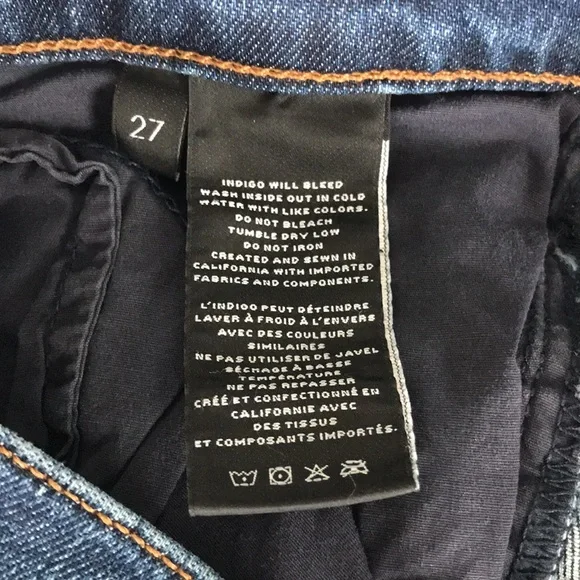 J Brand Claude Mid Rise Cigarette Jeans in “Idolize” size 27 NWT